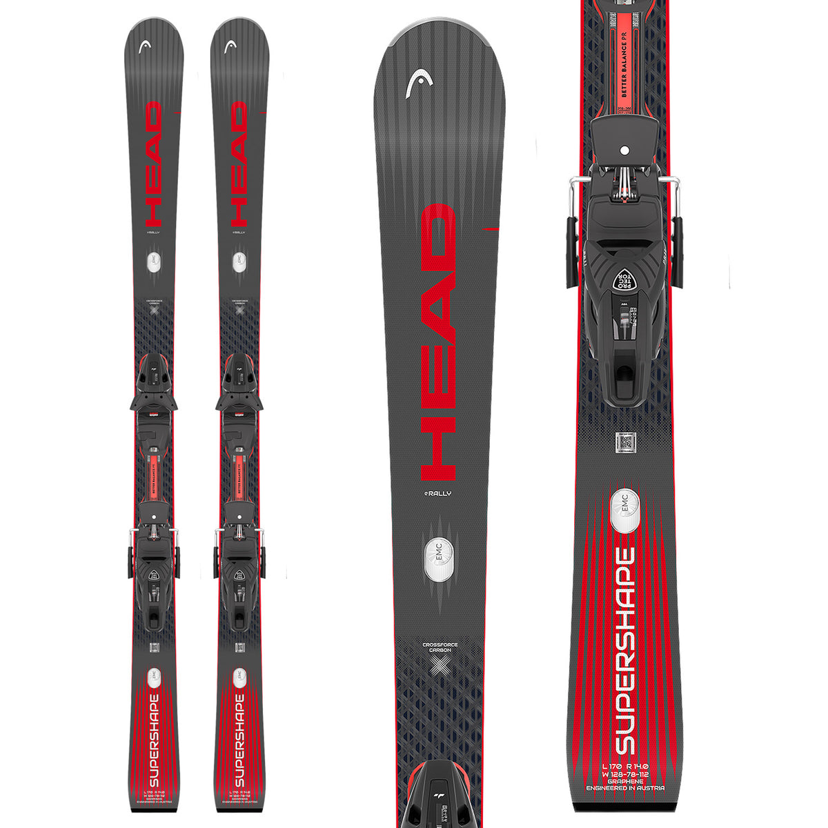 Head Supershape e-Rally SW Skis + Protector EVO 11 GW Bindings 2027