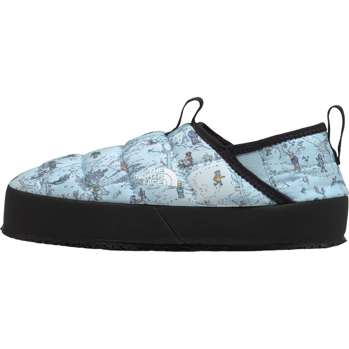 The North Face THERMOBALL™ Traction Mule II Slippers - Kids' TNF Winter Dogs Print/TNF Black