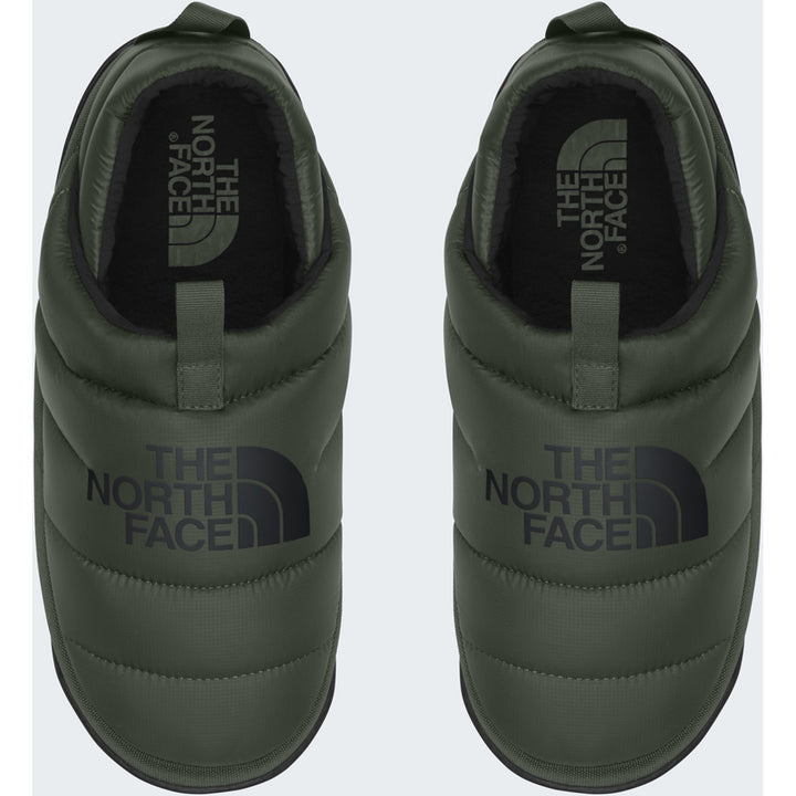 The North Face Nuptse Mule Slippers - Men's Bottle Green/TNF Black