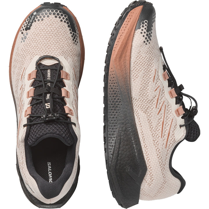 Salomon Aero Blaze 4 Gravel GTX Shoes - Men's Vanilla Ice/ Black/Burro
