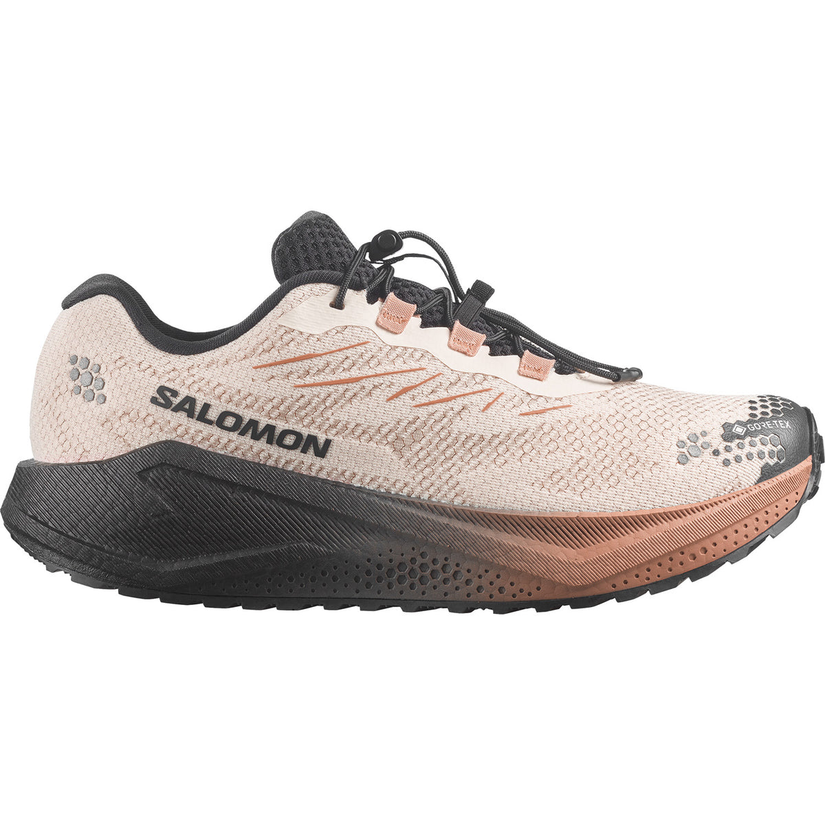 Salomon Aero Blaze 4 Gravel GTX Shoes - Men's Vanilla Ice/ Black/Burro