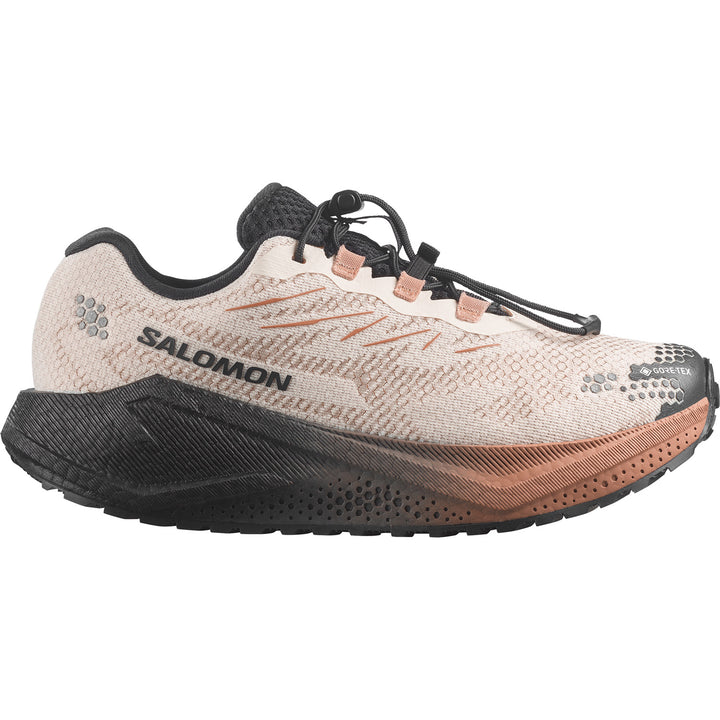Salomon Aero Blaze 4 Gravel GTX Shoes - Women's Vanilla Ice/Black/Burro
