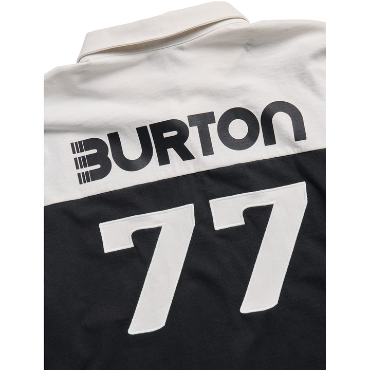 Burton Long-Sleeve Rugby T-Shirt - Men's True Black/Stout White
