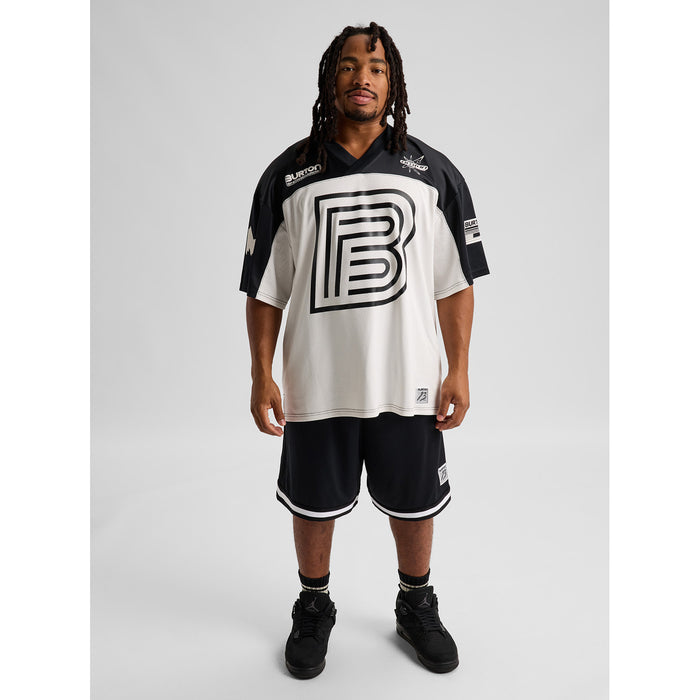 Burton Short-Sleeve Jersey Shirt - Men's Stout White/True Black