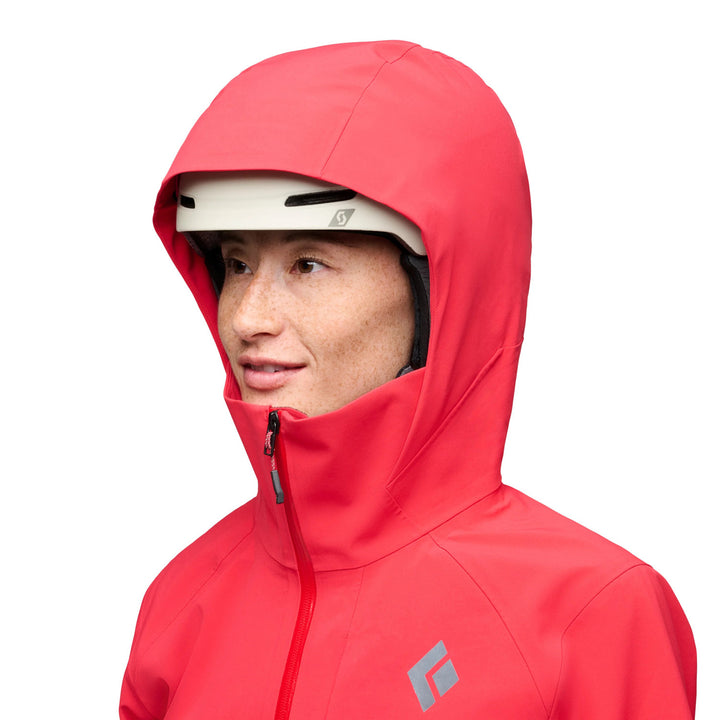 Black Diamond Recon Stretch Shell Jacket - Women's Coral Red-Mineral Red
