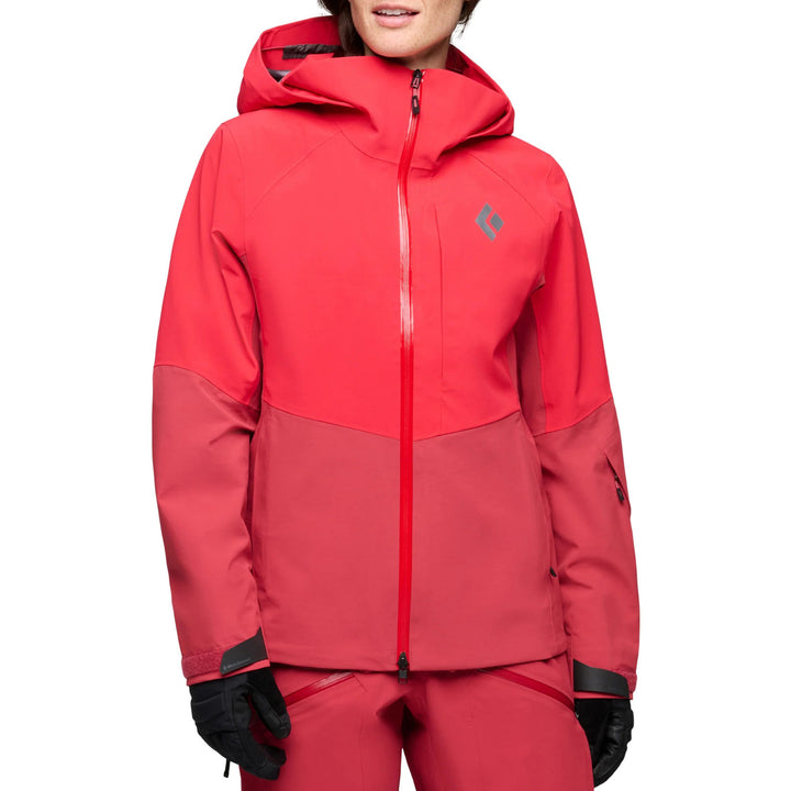 Black Diamond Recon Stretch Shell Jacket - Women's Coral Red-Mineral Red
