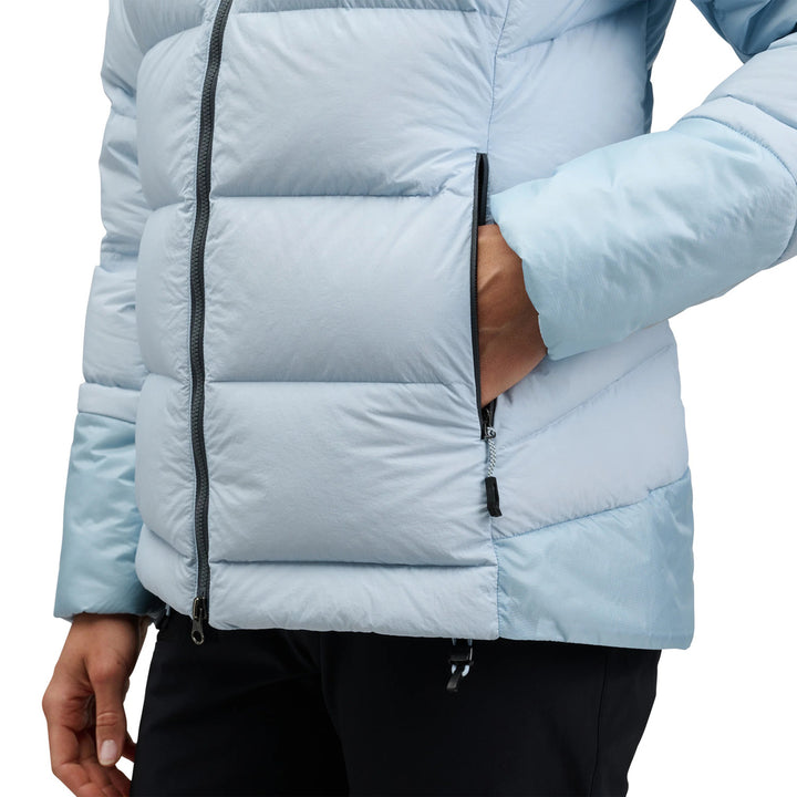 Black Diamond Mission Down 300m Hoodie - Women's Fog Blue