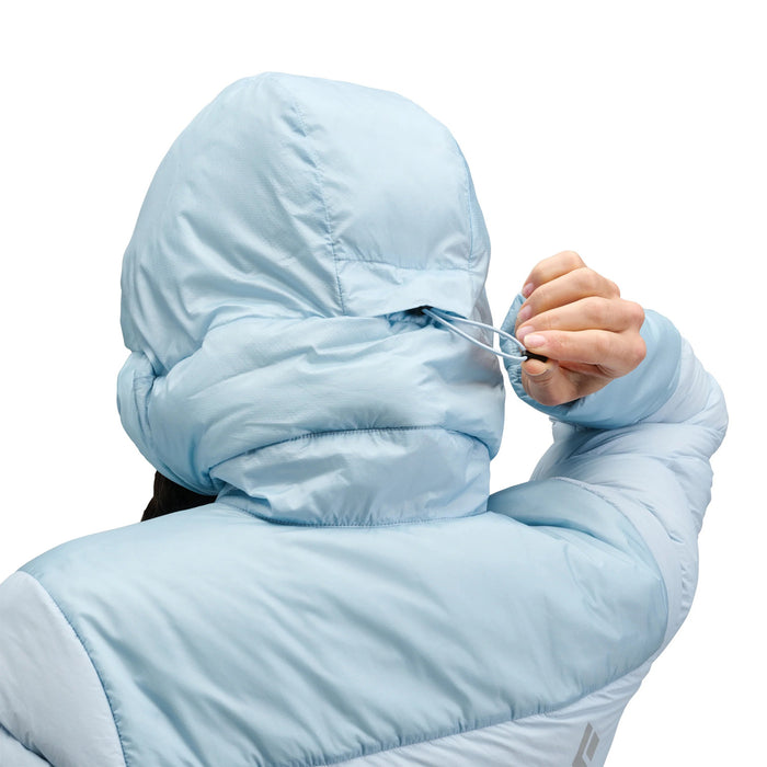 Black Diamond Mission Down 300m Hoodie - Women's Fog Blue