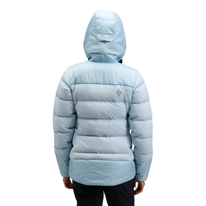 Black Diamond Mission Down 300m Hoodie - Women's Fog Blue