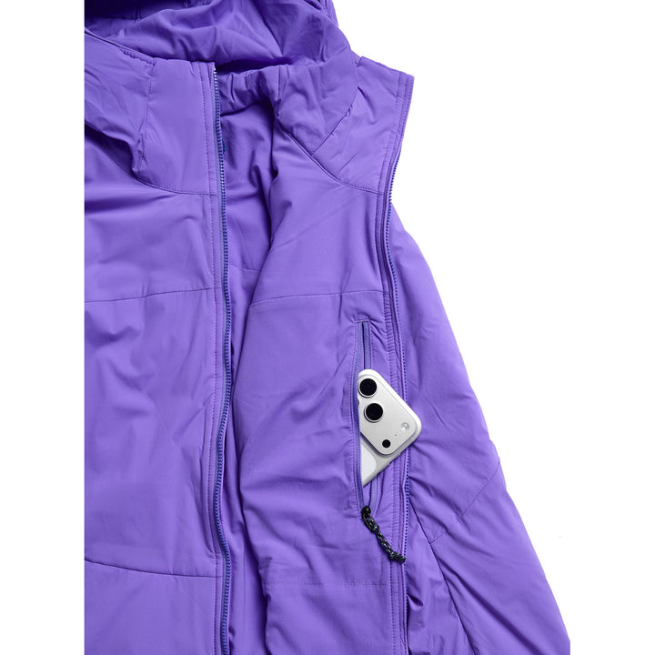 Burton [ak] Helium Stretch Hooded Jacket - Women's Purple Voltage