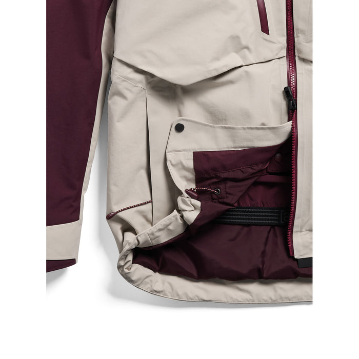 Burton [ak] Swash Synthetic Insulated GORE-TEX 2L Jacket - Women's Rum Raisin/Chinchilla Gray