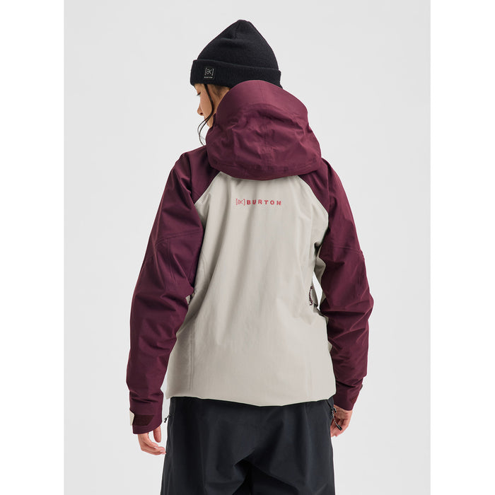 Burton [ak] Swash Synthetic Insulated GORE-TEX 2L Jacket - Women's Rum Raisin/Chinchilla Gray