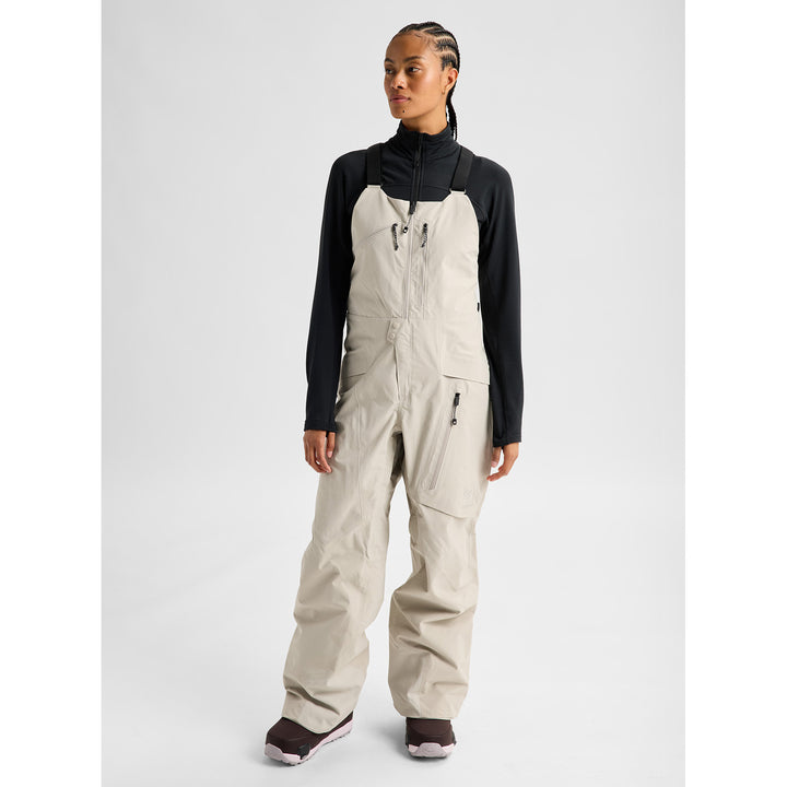 Burton [ak] Cyclic GORE-TEX 2L Bib Pants - Women's Chinchilla Gray