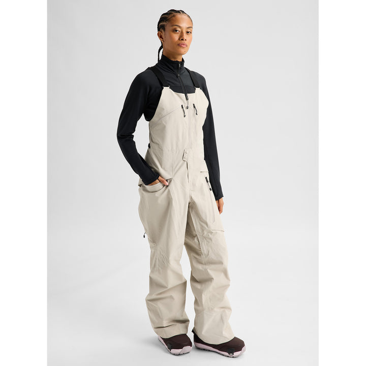 Burton [ak] Cyclic GORE-TEX 2L Bib Pants - Women's Chinchilla Gray