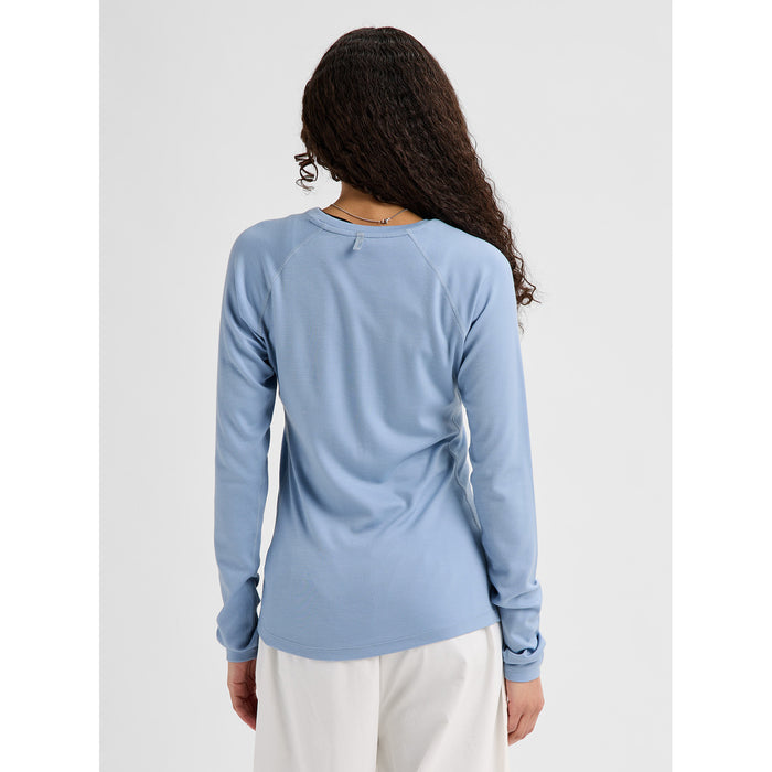 Burton Merino Blend Midweight Base Layer Crew Top - Women's Airstream Blue