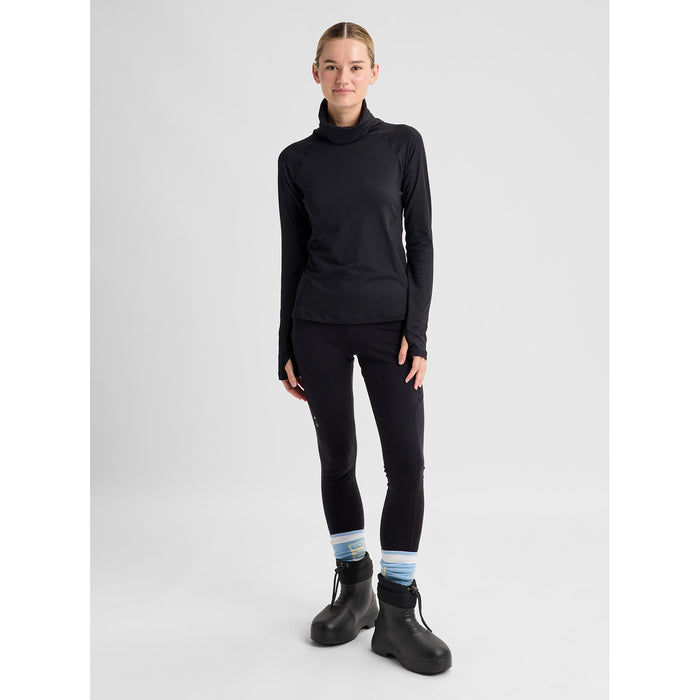 Burton Synthetic Midweight Base Layer Long Neck Top - Women's True Black