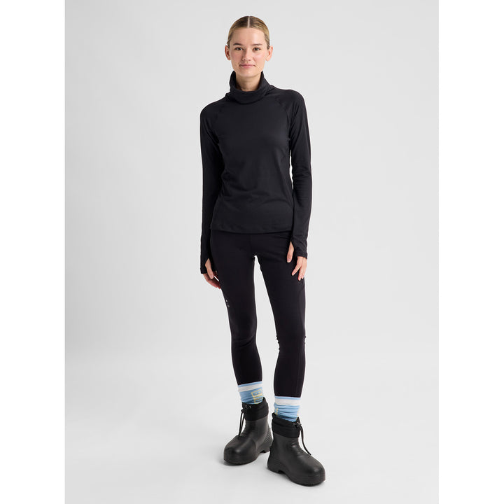 Burton Synthetic Midweight Base Layer Long Neck Top - Women's True Black