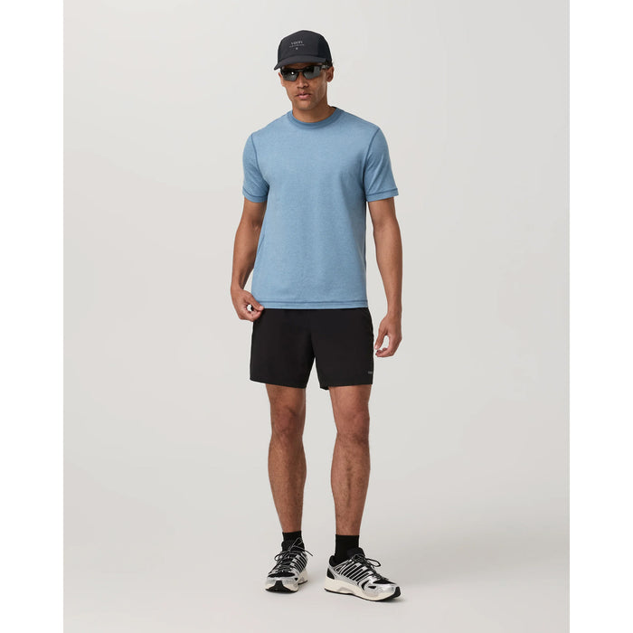 Vuori Short-Sleeve Ponto Performance T-Shirt - Men's Salty Air Heather