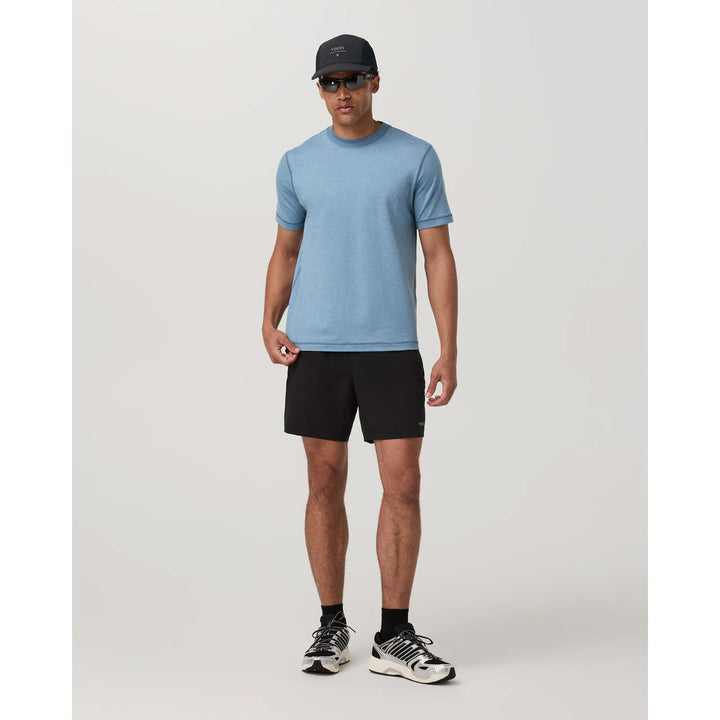 Vuori Short-Sleeve Ponto Performance T-Shirt - Men's Salty Air Heather