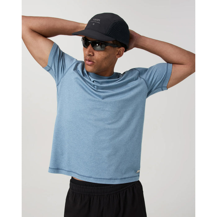 Vuori Short-Sleeve Ponto Performance T-Shirt - Men's Salty Air Heather