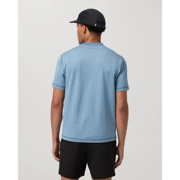 Vuori Short-Sleeve Ponto Performance T-Shirt - Men's Salty Air Heather