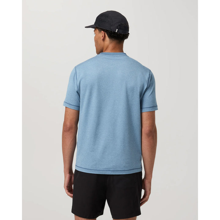 Vuori Short-Sleeve Ponto Performance T-Shirt - Men's Salty Air Heather