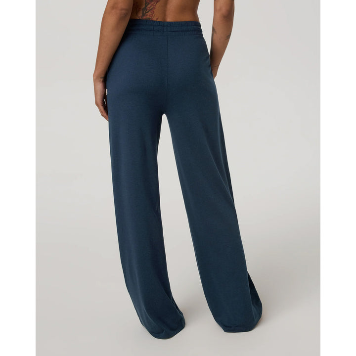 Vuori Halo Essential Wideleg Pants - Women's Blue Coast Heather