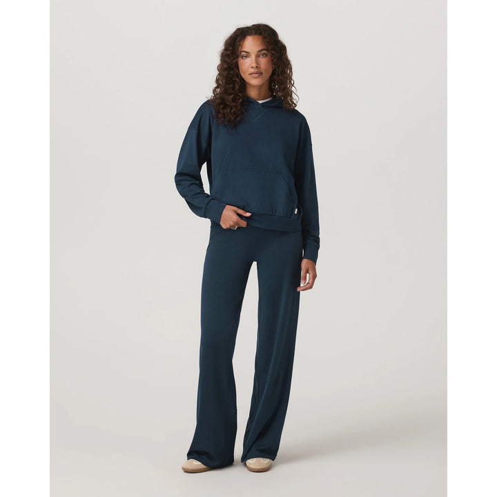 Vuori Halo Modern Pullover Hoodie - Women's Blue Coast Heather