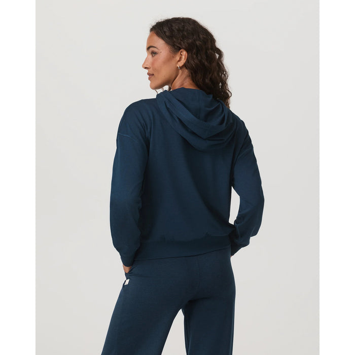 Vuori Halo Modern Pullover Hoodie - Women's Blue Coast Heather
