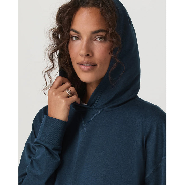 Vuori Halo Modern Pullover Hoodie - Women's Blue Coast Heather