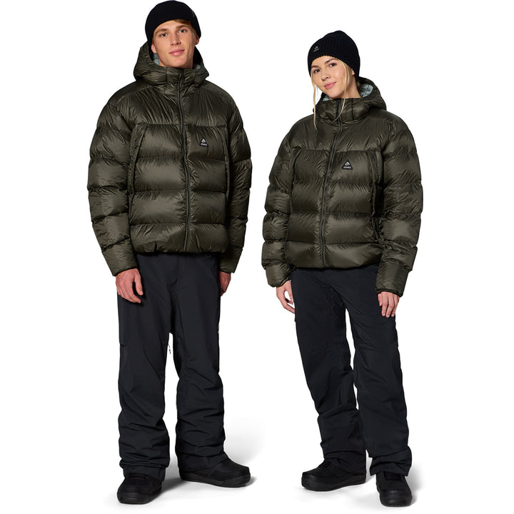 Jones Max Re-Up Down 750+ Hooded Jacket - Unisex Midnight Green