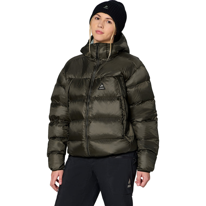 Jones Max Re-Up Down 750+ Hooded Jacket - Unisex Midnight Green