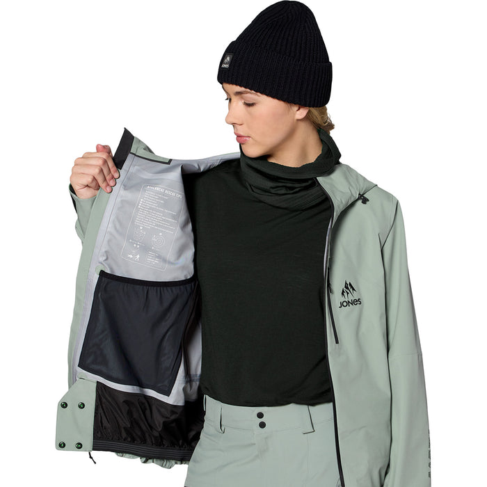 Jones Further 3L Stretch Jacket - Women's Glacier Gray