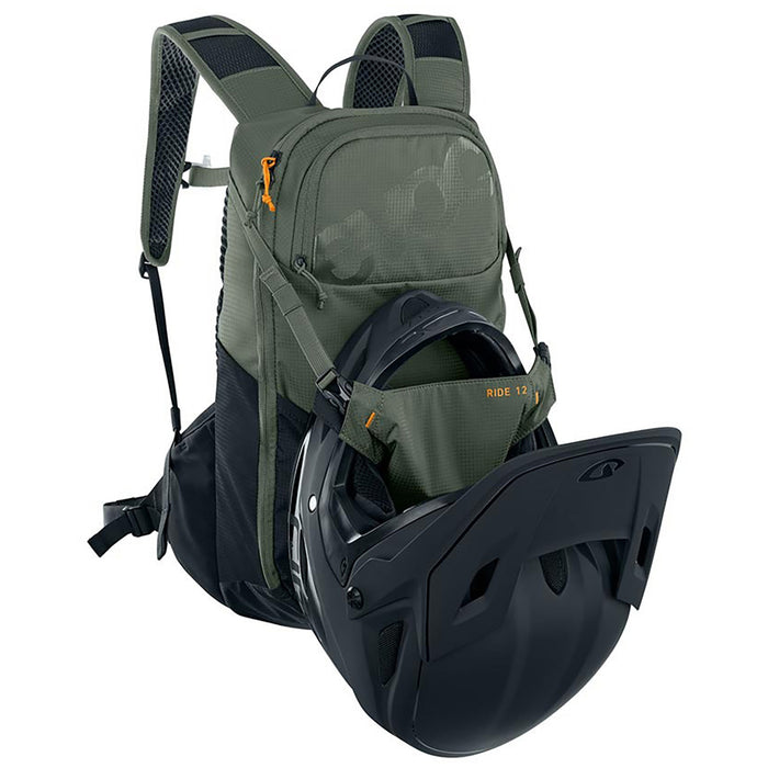 EVOC Ride 12L Hydration Bag Dark Olive/Black