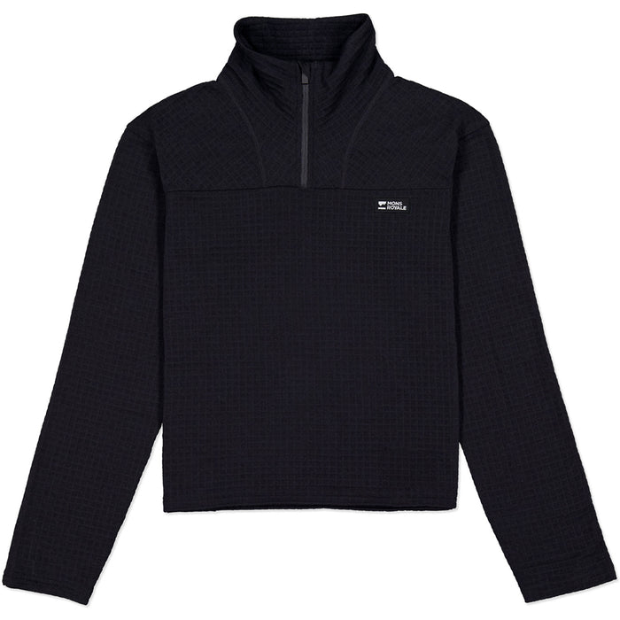 Mons Royale Offgrid Merino Fleece Long-Sleeve Top - Women's Black