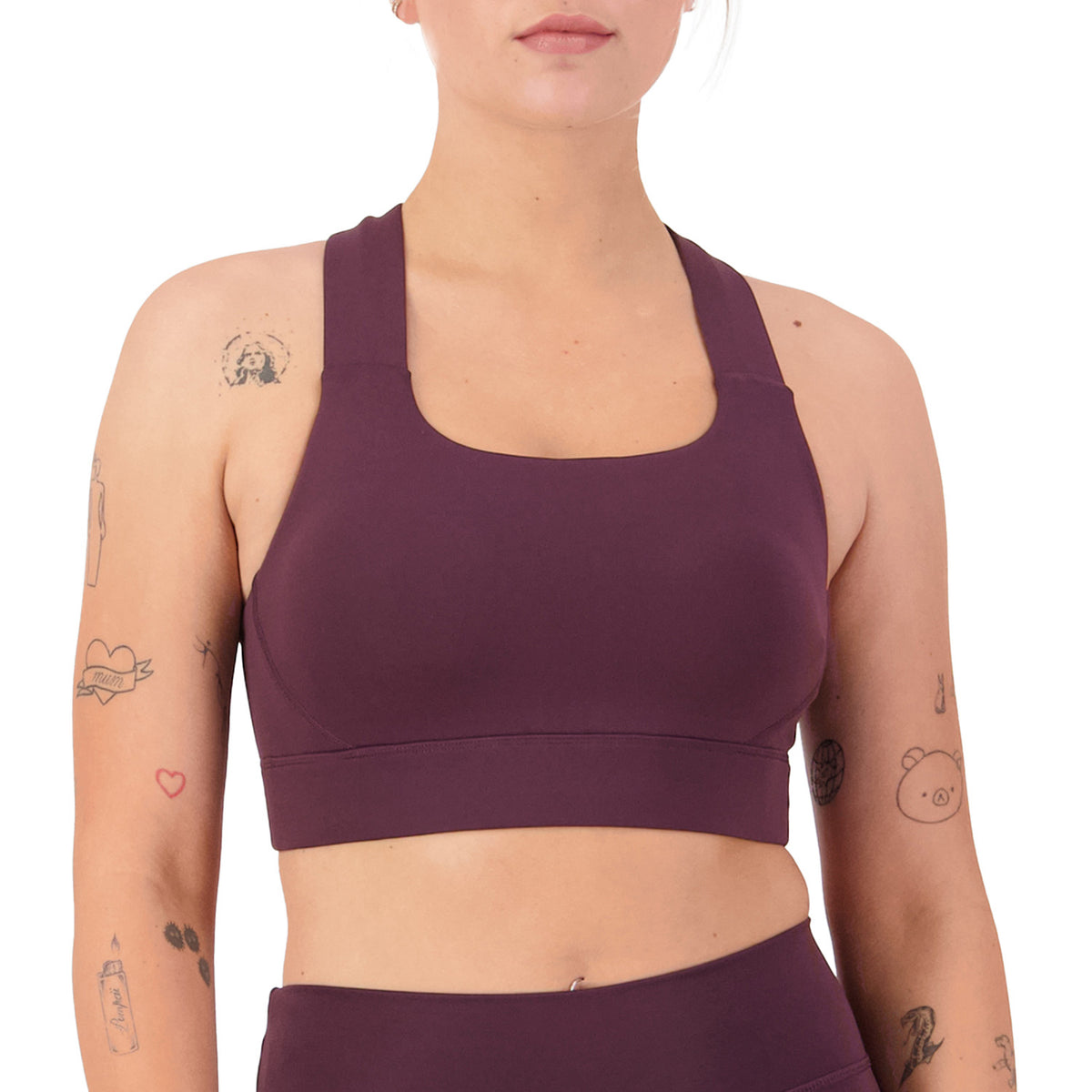 Mons Royale Proximity Merino Sports Bra - Women's Fig