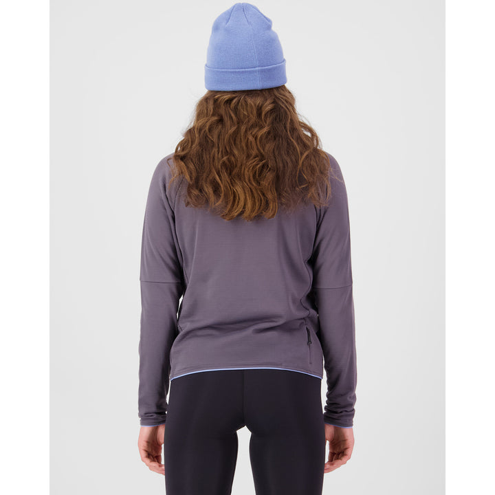Mons Royale Quad Merino Fleece Pullover - Women's Volcano