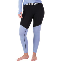 Mons Royale Cascade Merino Base Layer Leggings - Women's Moonstone/Black::Moonstone/Black