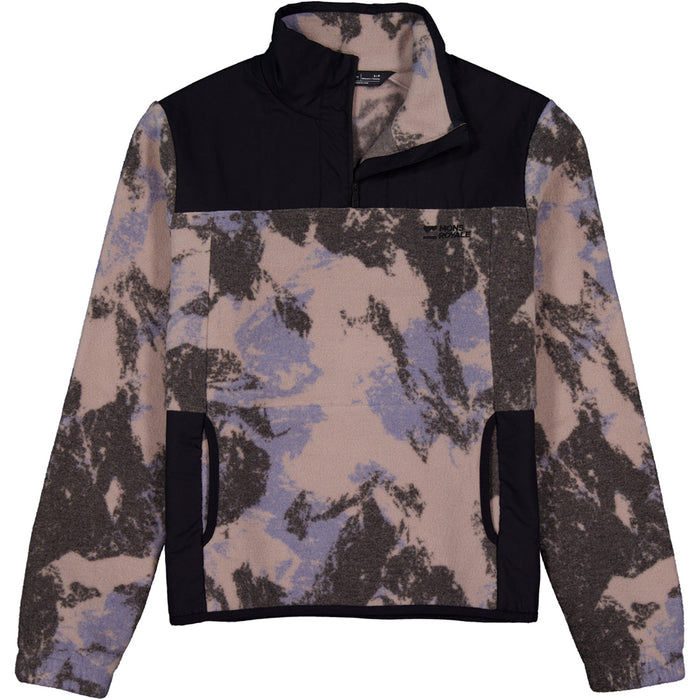 MONS ROYALE Pileup Wool Fleece ¼ Zip Top - Women's Mtn Camo Moonstone