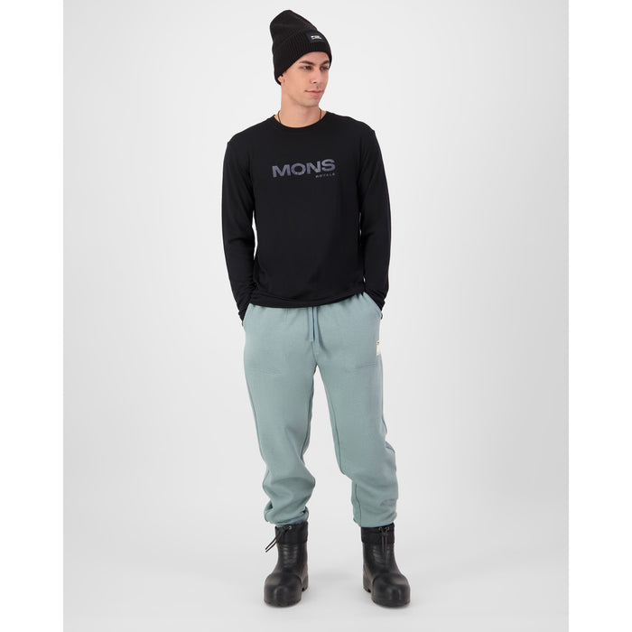 MONS ROYALE Yotei Merino Classic Long-Sleeve Baselayer Top - Unisex Black