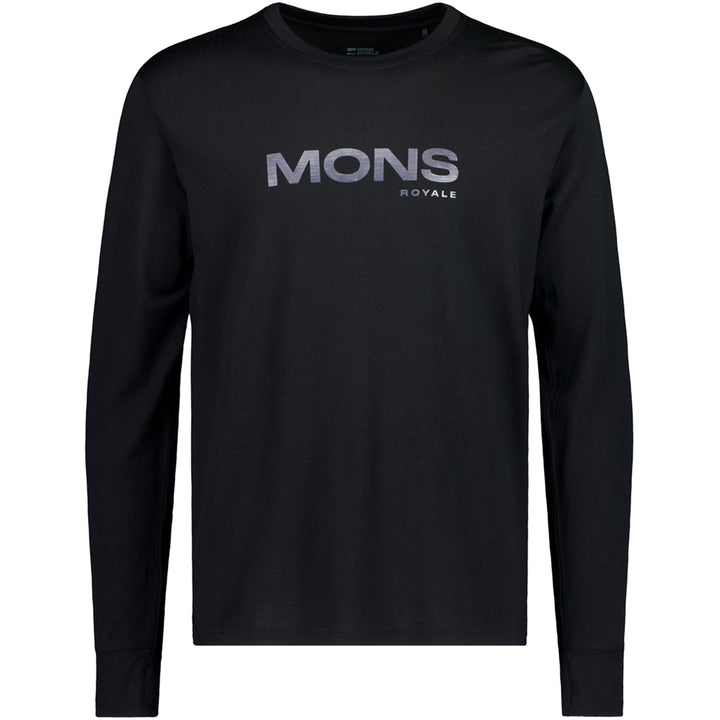 MONS ROYALE Yotei Merino Classic Long-Sleeve Baselayer Top - Unisex Black