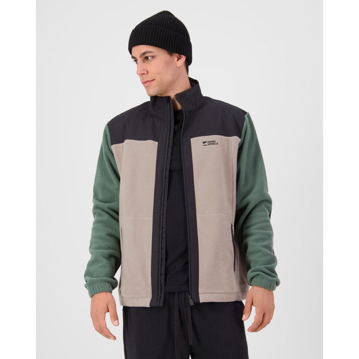 Mons Royale Pileup Wool Fleece Jacket - Men's Burnt Sage