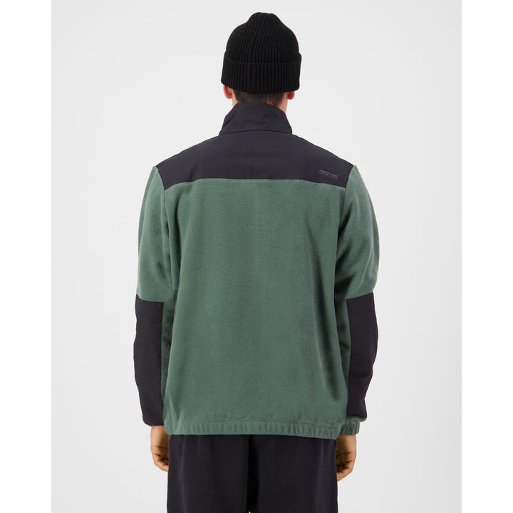 Mons Royale Pileup Wool Fleece 1/4 Zip Top - Men's Burnt Sage