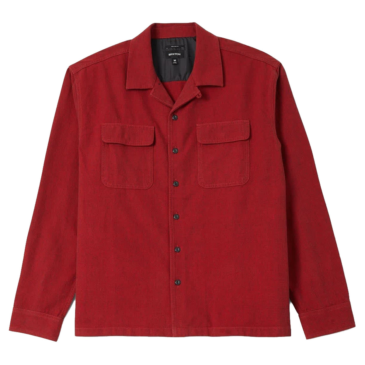 Brixton Century Overshirt - Men's Red/Black Micro