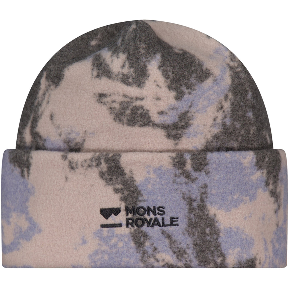 MONS ROYALE Pileup Wool Beanie Mtn Camo Moonstone