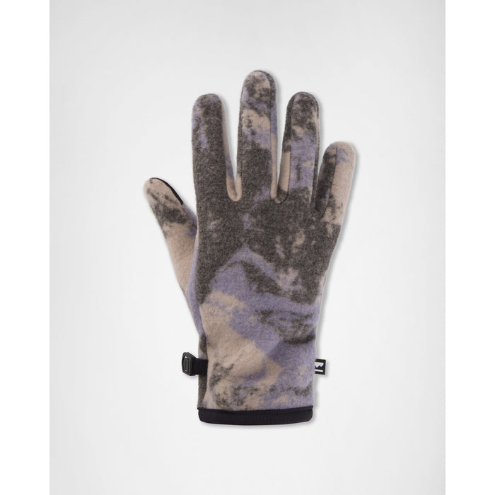 MONS ROYALE Pileup Wool Fleece Gloves Mtn Camo Moonstone