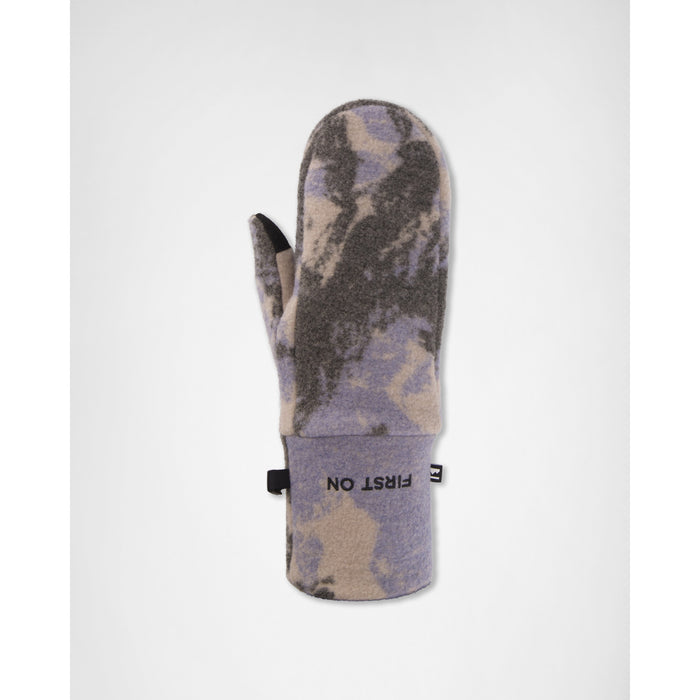 MONS ROYALE Pileup Wool Fleece Mittens Mtn Camo Moonstone