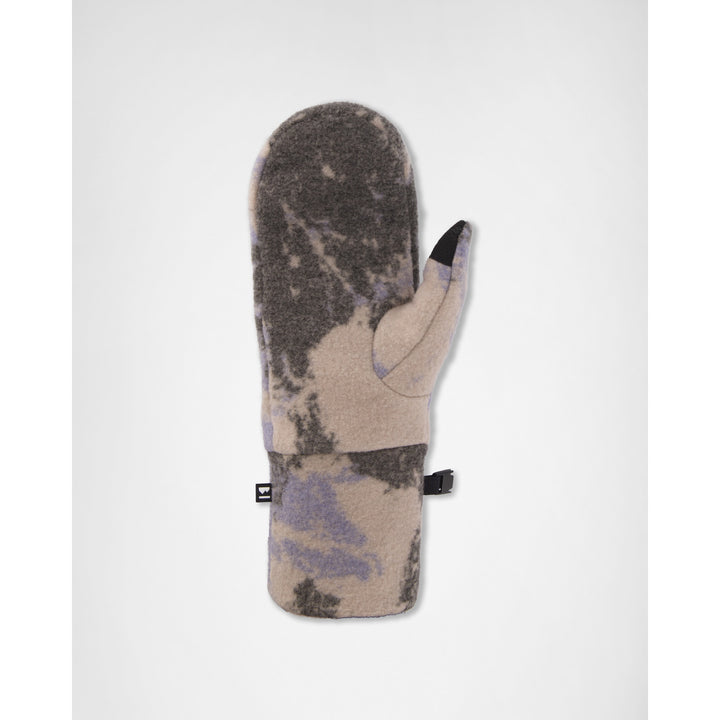MONS ROYALE Pileup Wool Fleece Mittens Mtn Camo Moonstone