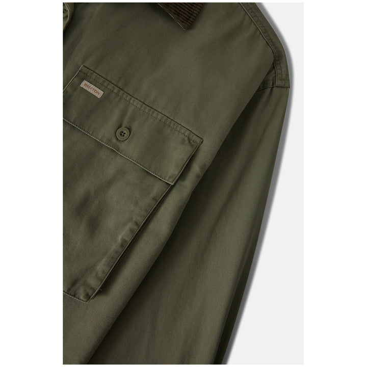 Brixton Utopia Overshirt - Women's Washed Olive Surplus