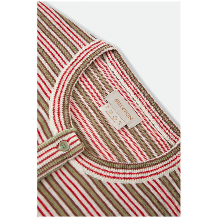 Brixton Bixby Lightweight Cardigan - Women's Green Multi Stripe